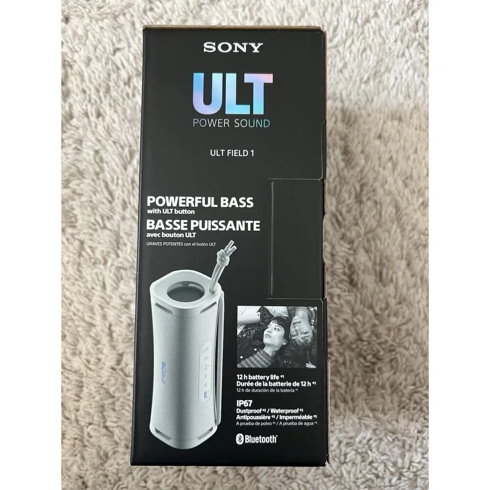 Sony ULT Field 1 Wireless Bluetooth Speaker SRS-ULT10/WC Off White Brand New